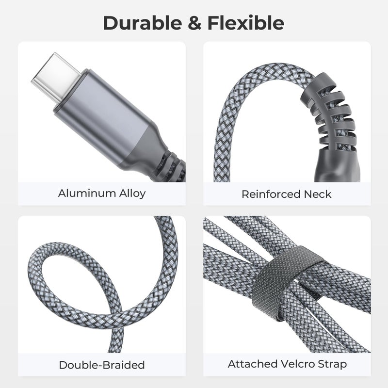 Basesailor for iPhone 17 Pro Max Air Aux Cord for Car 4FT,USB C Aux Cable,Type C to 3.5MM Jack Audio Adapter Auxiliary Cord for New Apple 16 16e 15,iPad mini,Samsung Galaxy Z Fold Flip,S25 S24 S23 S22 - Image 5